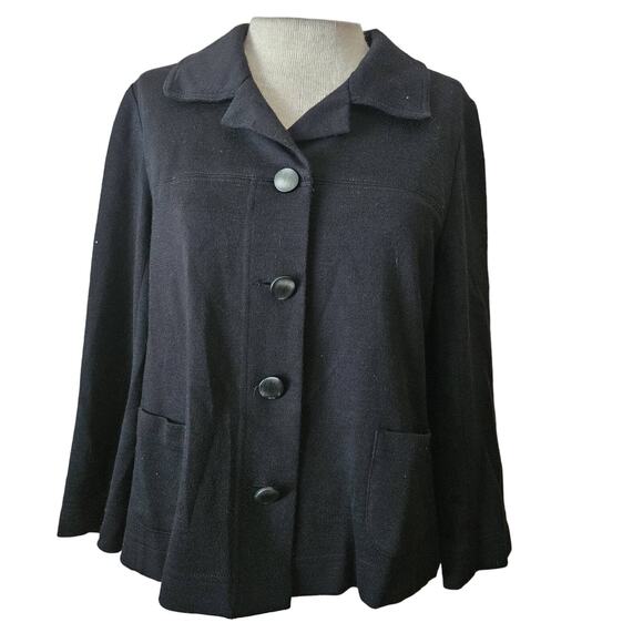 Gerard Darel Wool Blend Button Up Blazer Jacket Size Medium - Picture 1 of 5